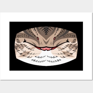 Bearded Dragon Mask Posters and Art